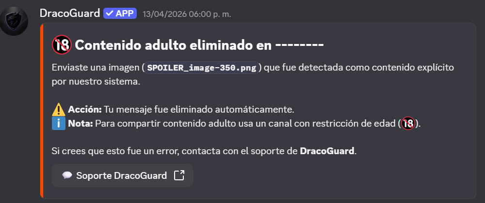 DracoGuard - Contenido adulto eliminado